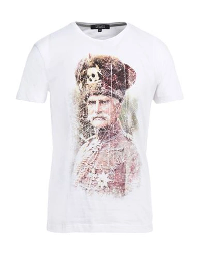 Shop Trussardi Action Man T-shirt White Size Xxl Cotton