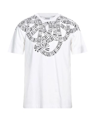 Shop Marcelo Burlon County Of Milan Marcelo Burlon Man T-shirt White Size L Cotton
