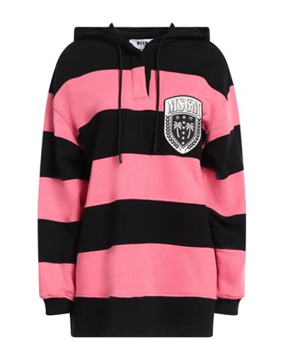 Shop Msgm Woman Sweatshirt Pink Size S Cotton