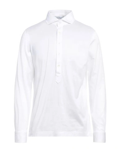 Shop Gran Sasso Man Polo Shirt White Size 40 Cotton
