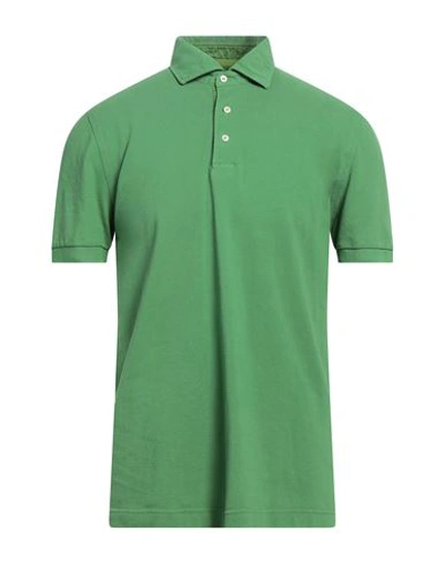Shop Della Ciana Man Polo Shirt Light Green Size 44 Cotton