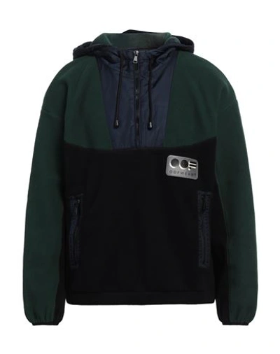 Shop Oof Man Sweatshirt Dark Green Size L Polyester