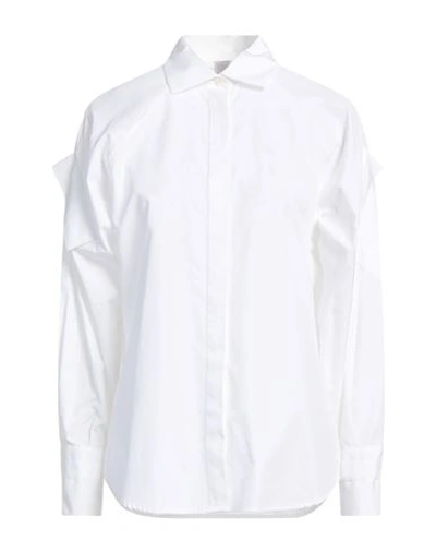 Shop Eleventy Woman Shirt White Size 4 Cotton