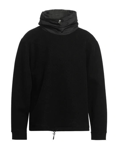 Shop Emporio Armani Man Sweatshirt Black Size L Viscose, Elastane, Polyamide, Polyester
