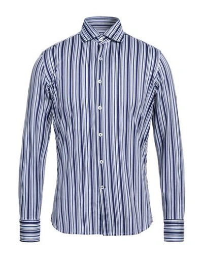 Shop Sonrisa Man Shirt Navy Blue Size 17 ½ Cotton