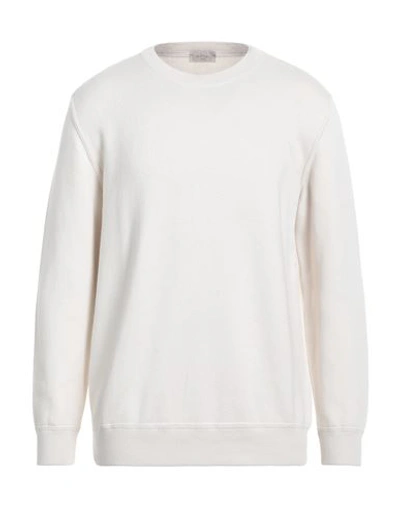 Shop Altea Man Sweatshirt Ivory Size M Cotton In White