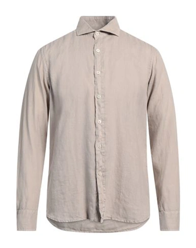 Shop Sonrisa Man Shirt Beige Size L Linen