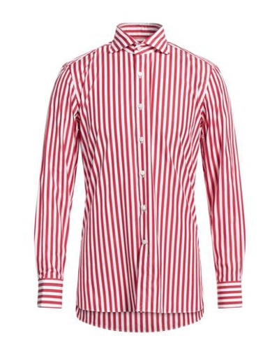 Shop Sonrisa Man Shirt Red Size 17 ½ Cotton