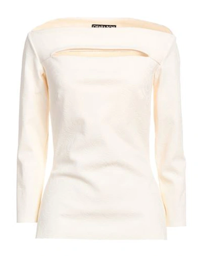 Shop Chiara Boni La Petite Robe Woman Top Ivory Size 4 Polyamide, Elastane In White
