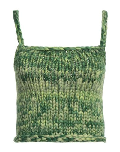 Shop Hope Macaulay Woman Top Green Size L Merino Wool