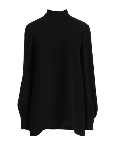 Shop Valentino Garavani Woman Top Black Size 6 Silk