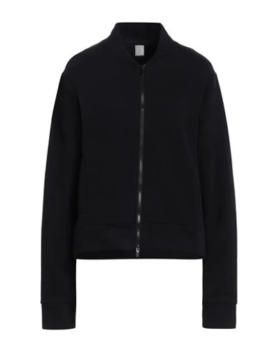 Shop Eleventy Woman Sweatshirt Black Size L Cotton