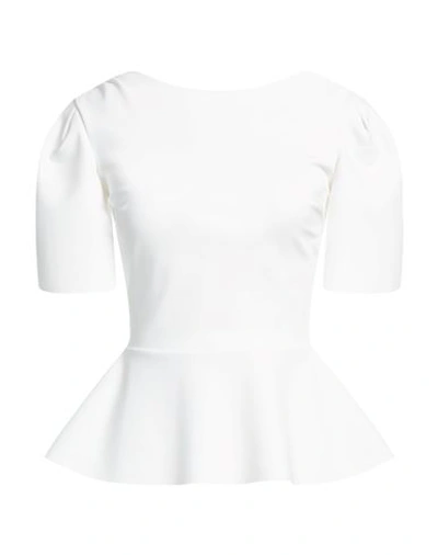 Shop Chiara Boni La Petite Robe Woman Top White Size 2 Polyamide, Elastane