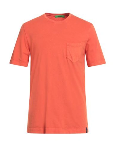 Shop Drumohr Man T-shirt Mandarin Size M Cotton