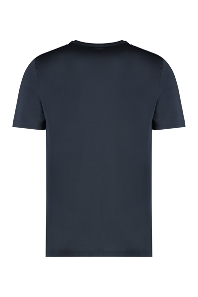 Shop Hugo Boss Techno Fabric T-shirt In Blue