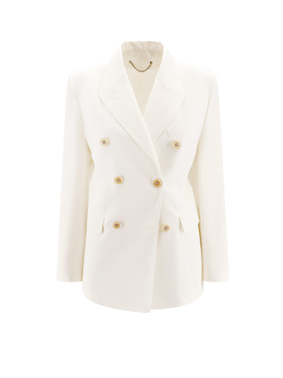 Shop Golden Goose Jacket In White