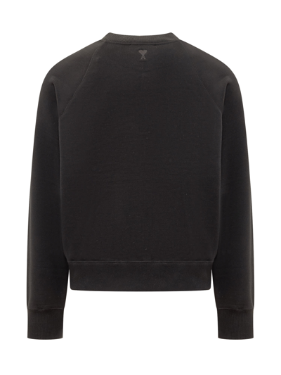 Shop Ami Alexandre Mattiussi Ami Sweatshirt In Black