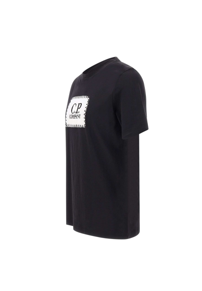 Shop C.p. Company Cotton T-shirt In Black