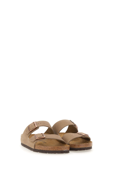 Shop Birkenstock Arizona Bs Sandals In Beige