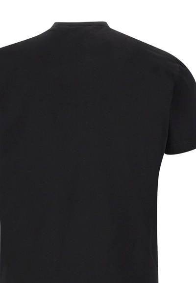 Shop Dsquared2 Rocco Cool Fit Cotton T-shirt In Black