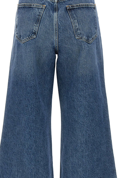 Shop Agolde Dame Jean Organic Cotton Jeans In Blue