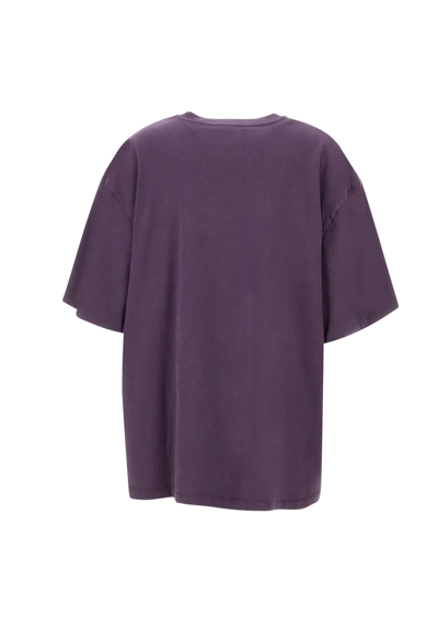Shop Rotate Birger Christensen Enzyme Cotton T-shirt In Purple