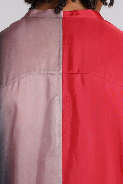 Shop Rick Owens Minimal Larry Shirt Shirt In Multicolor Polyamide Polyester