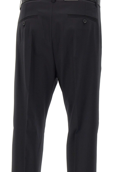 Shop Dsquared2 Fresh Wool Capsule Trousers For Rocco Siffredi In Black