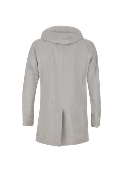Shop Herno Raincoat Goretex Paclite In Grey