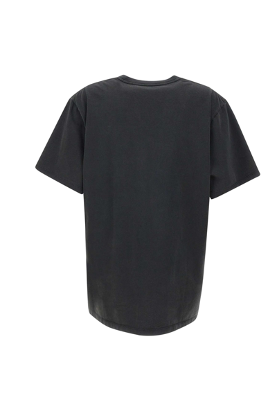 Shop Rotate Birger Christensen Enzyme Cotton T-shirt In Grey