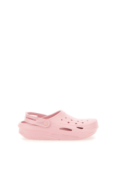 Shop Crocs Off Grid Clog Mules In Pink
