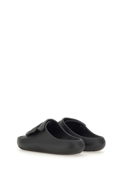 Shop Crocs Mellow Luxe Recovery Slide In Black