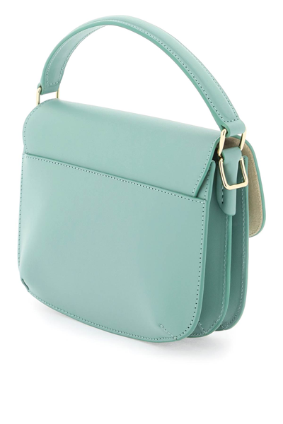 Shop Apc Sarah Mini Shoulder Bag In Jade (green)