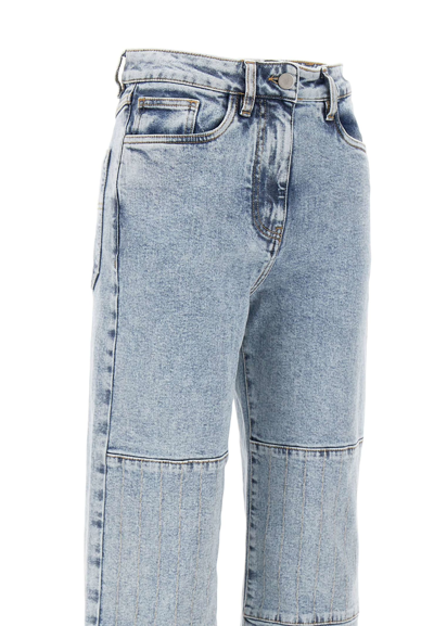 Shop Remain Birger Christensen High Wasted Denim Pants Cotton Jeans In Blue
