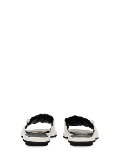 Shop Premiata Slide Sandal In Bianco