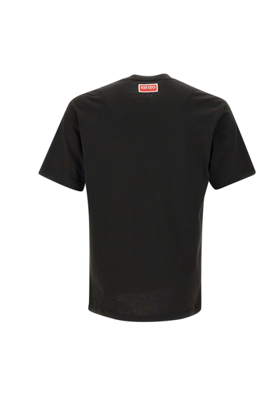Shop Kenzo Tiger Varsity Cotton T-shirt In Black