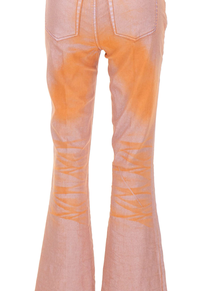 Shop Diesel Bootcut And Flare Jeans 1969 D-ebbey 068kt Jeans In Pink