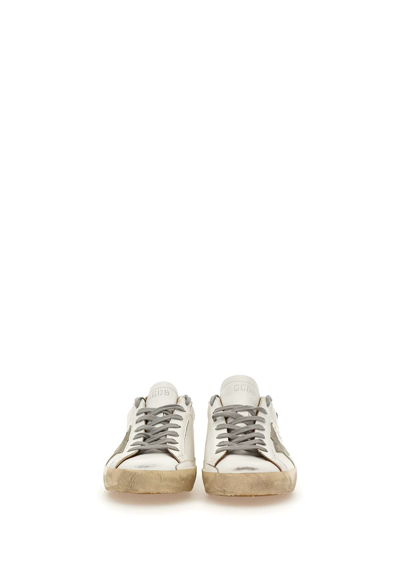 Shop Golden Goose Superstar Classic Sneakers In White-brown