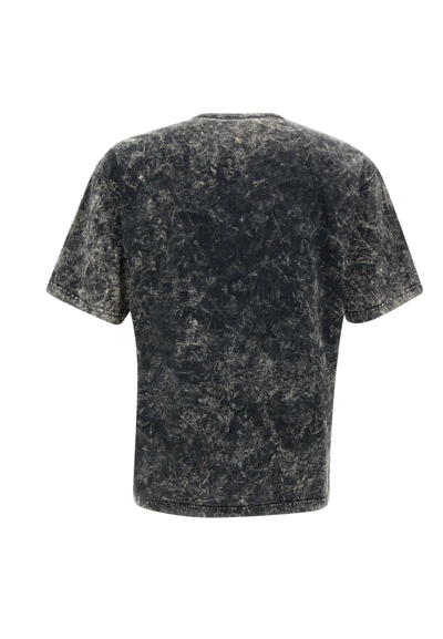 Shop Diesel T-boxt Peelovel Cotton T-shirt In Grey