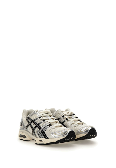 Shop Asics Gel Nimbus 9 Sneakers In Silver/black/white