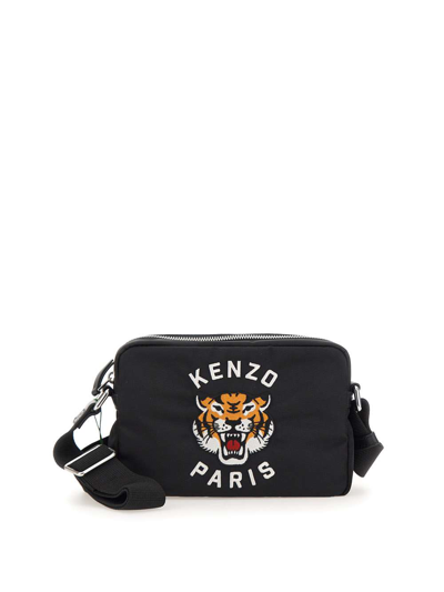 Shop Kenzo Tiger Bag In Black