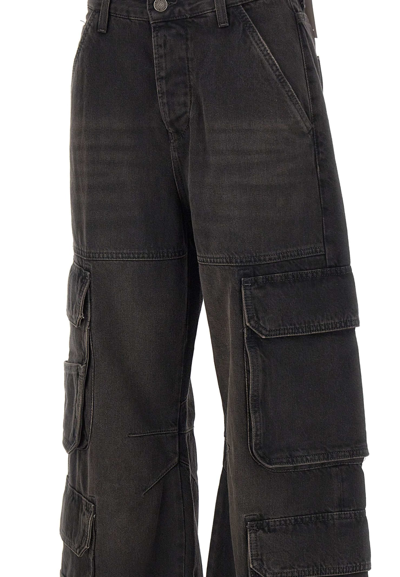 Shop Diesel D-sire- Cargo Jeans In Black