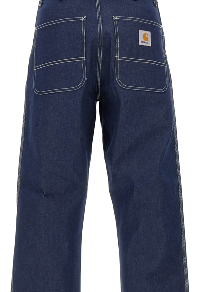 Shop Carhartt Simple Pant Jeans In Blue