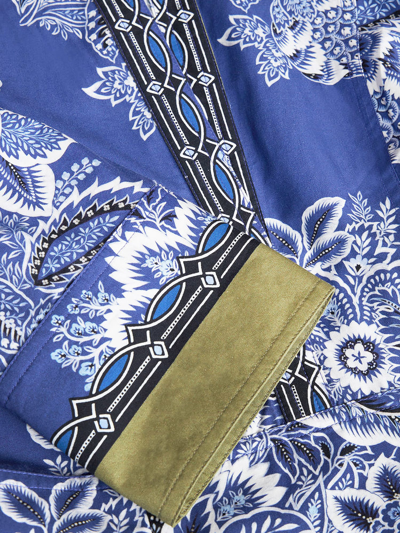 Shop Etro Dress In Blue