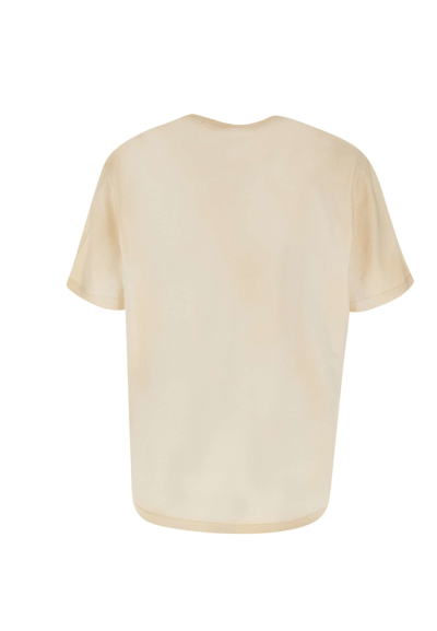 Shop Golden Goose Cotton T-shirt In White