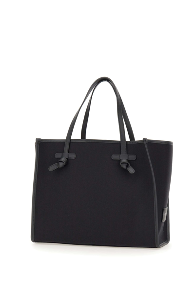 Shop Gianni Chiarini Marcella Bag In Black-beige
