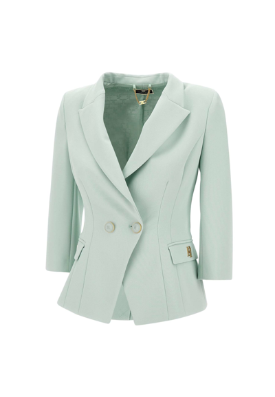 Shop Elisabetta Franchi Daily Jacket In Green