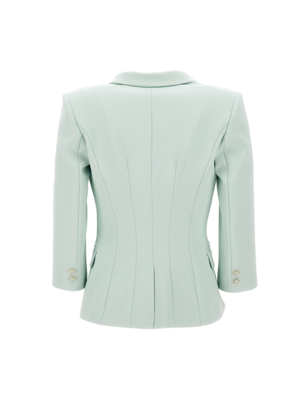 Shop Elisabetta Franchi Daily Jacket In Green