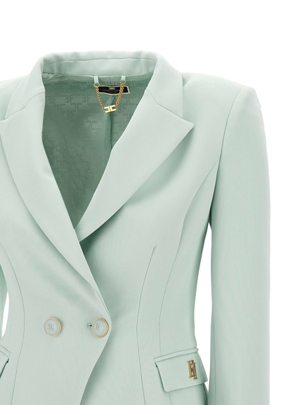 Shop Elisabetta Franchi Daily Jacket In Green