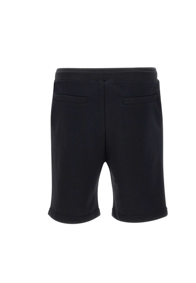 Shop Iceberg Cotton Shorts In Black